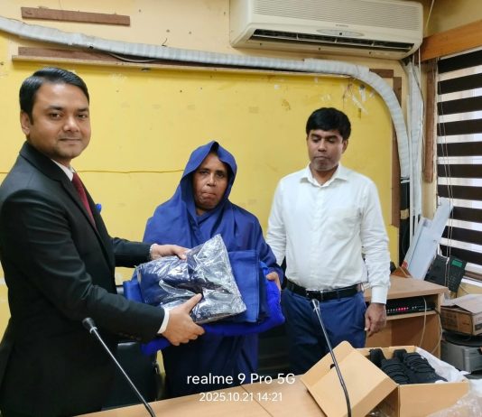 গ্রাম পুলিশের সাথে উপজেলা প্রশাসনের আলোচনা সভা
