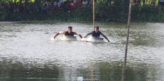রূপগঞ্জের বুকে জলরঙ্গ উৎসব: পাতিল বাইচে মাতোয়ারা দর্শনার্থীরা