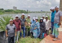 পূর্বাচল আদর্শ সেবা সংস্থার উদ্যোগে ফলজ ও বনজ বৃক্ষের চারা রোপণ !