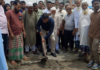 রূপগঞ্জে রাস্তা ও সাবমারসিবলের কাজের উদ্বোধন করলেন প্রশাসক