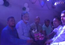 রূপগঞ্জে তারাব পৌরসভার মেয়র পদপ্রার্থীর পূজা মণ্ডপ পরিদর্শন